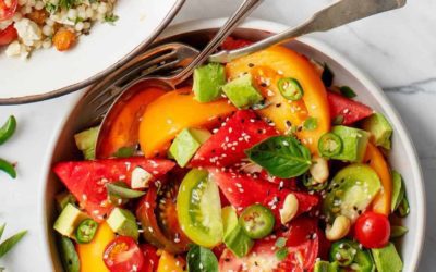 Watermelon Tomato Salad
