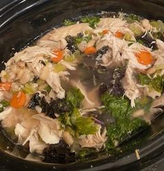 Slow Cooker Chicken & White Bean Stew